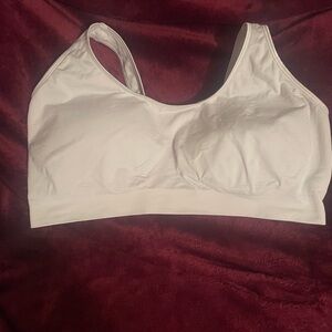 Classic White Sports Bra for Women